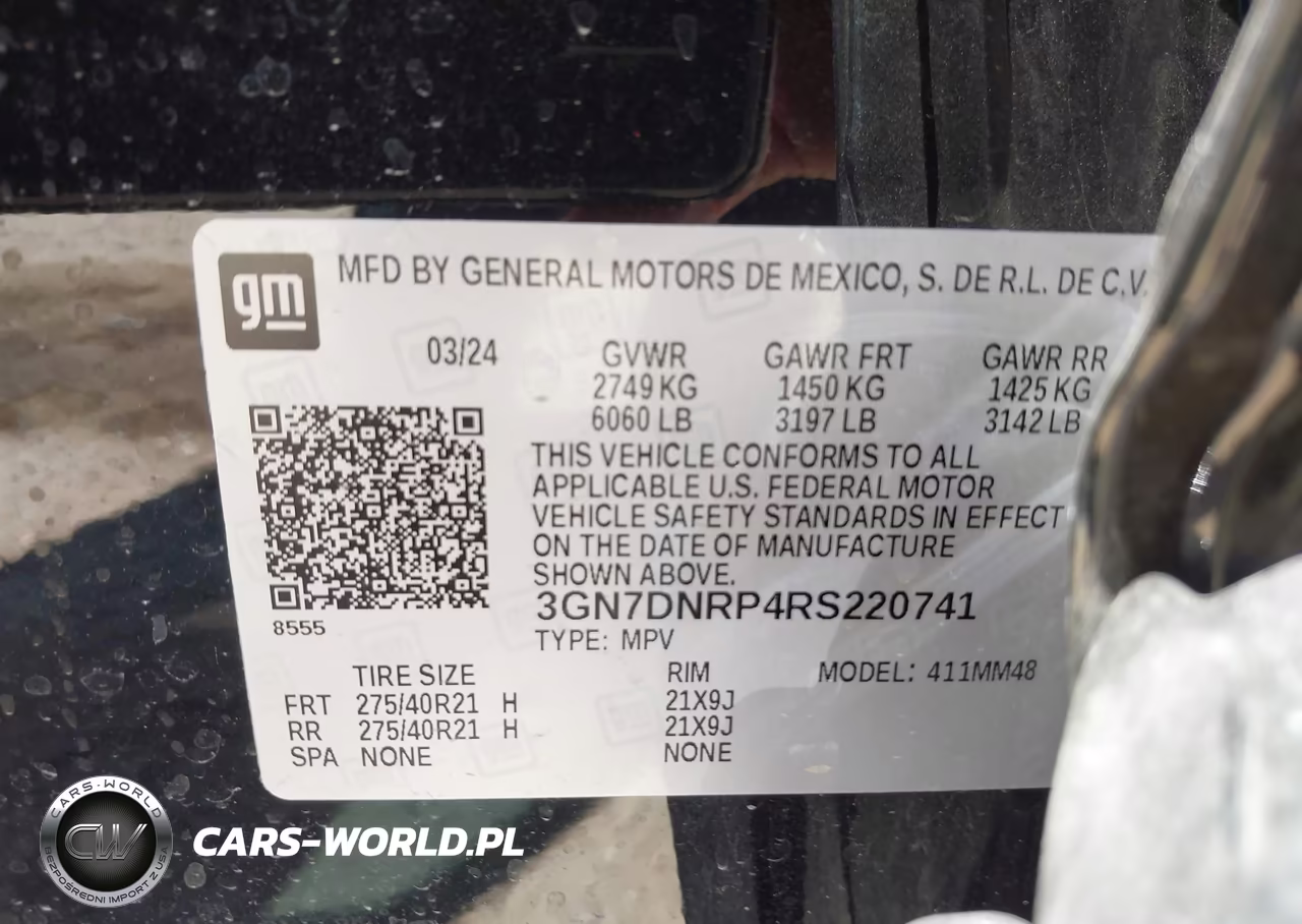 2024 Chevrolet Equinox Ev Rs VIN:3GN7DNRP4RS220741 - 9