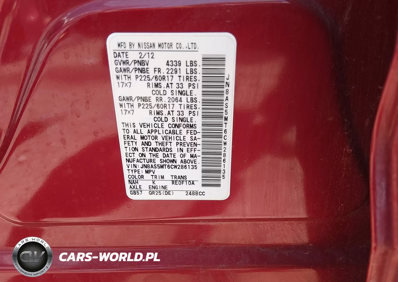 2012 Nissan Rogue Sv VIN:JN8AS5MT6CW286135 - 9