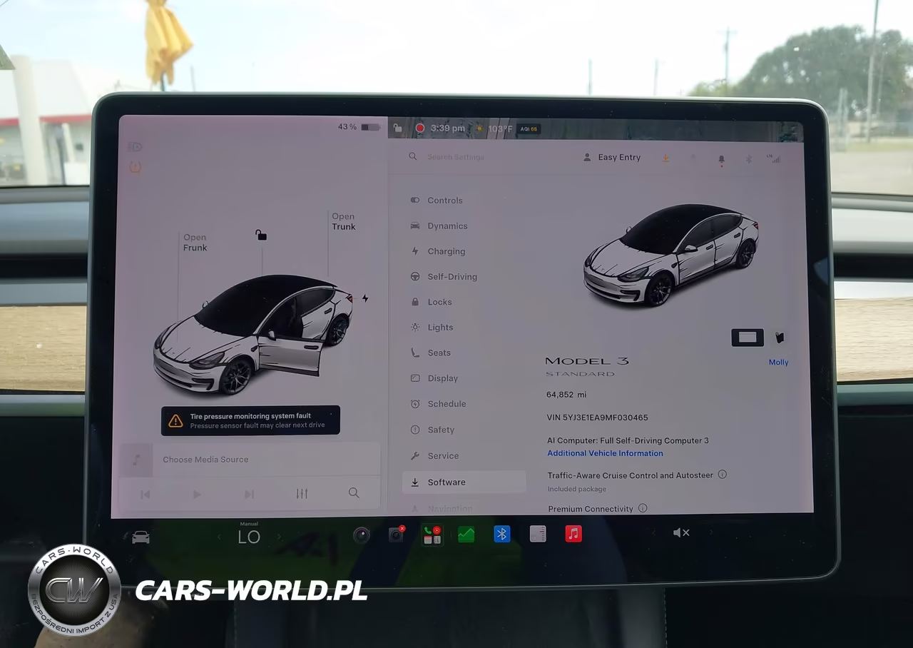 2021 Tesla Model 3 Standard Range Plus Rear-Wheel Drive VIN:5YJ3E1EA9MF030465 - 7