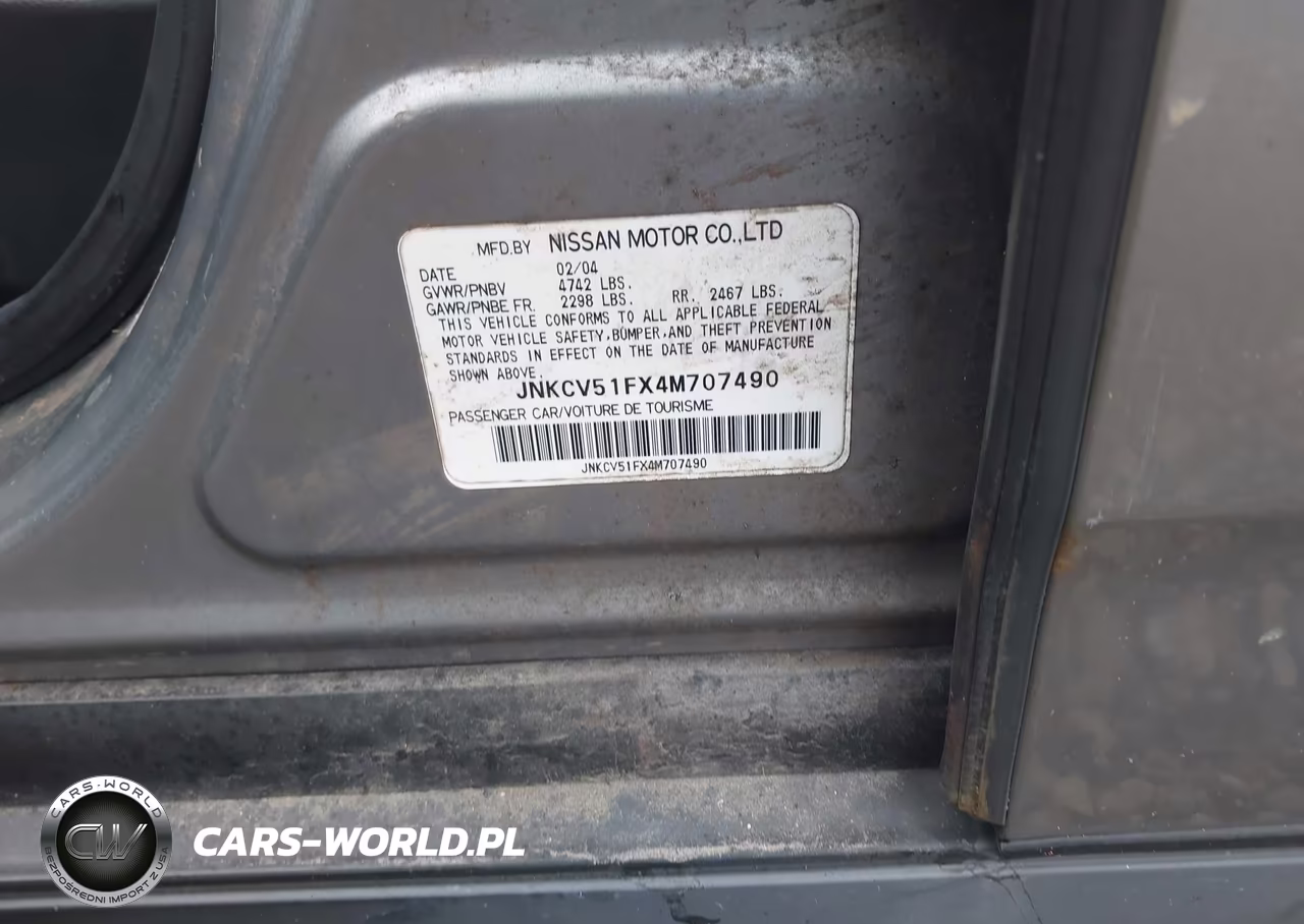2004 Infiniti G35X VIN:JNKCV51FX4M707490 - 9