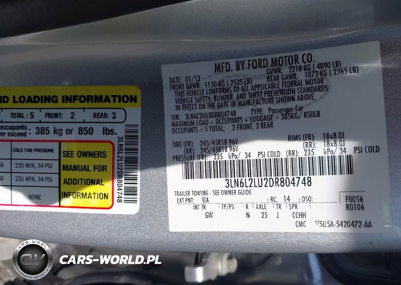 2013 Lincoln Mkz Hybrid VIN:3LN6L2LU2DR804748 - 9