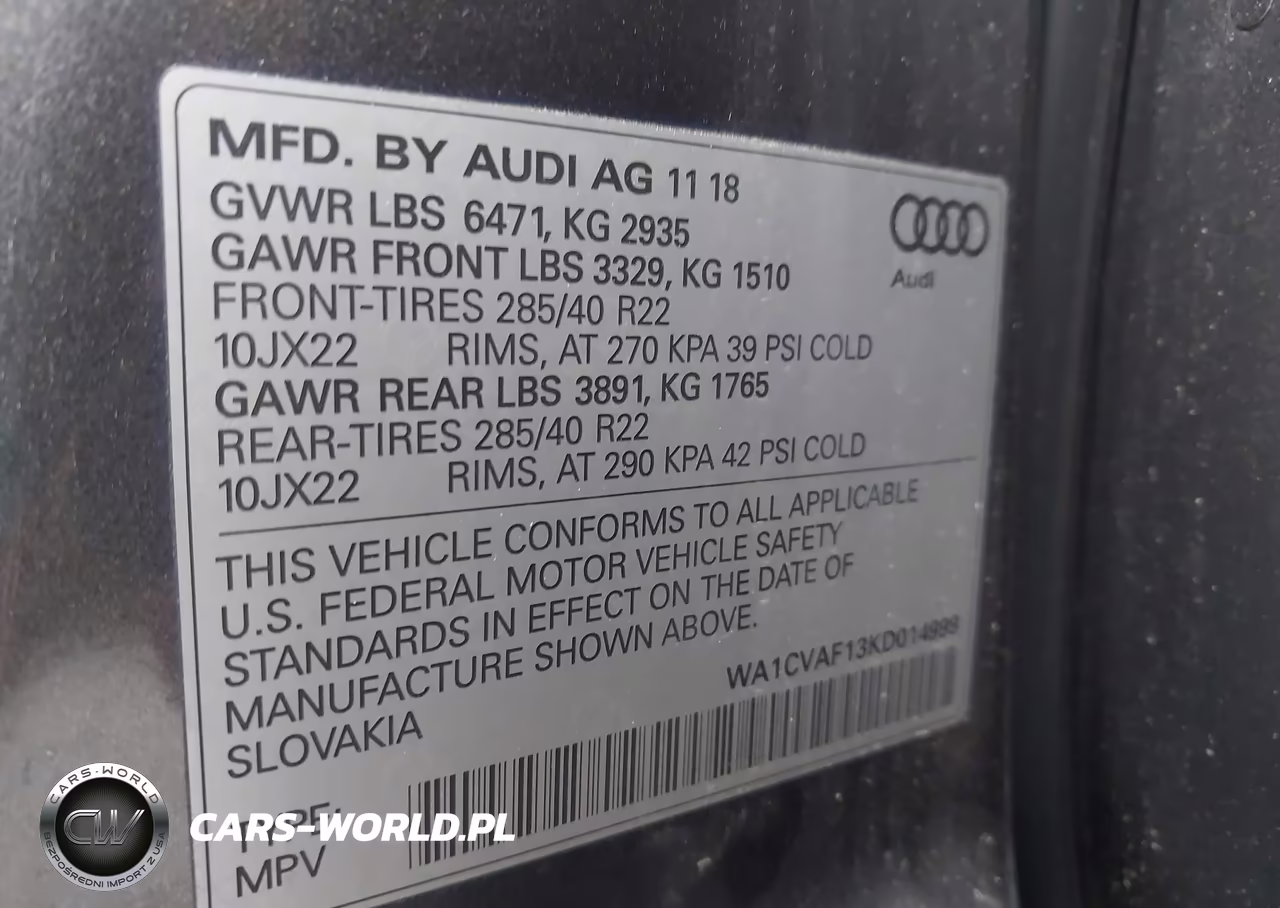 2019 Audi Q8 55 Premium VIN:WA1CVAF13KD014999 - 9