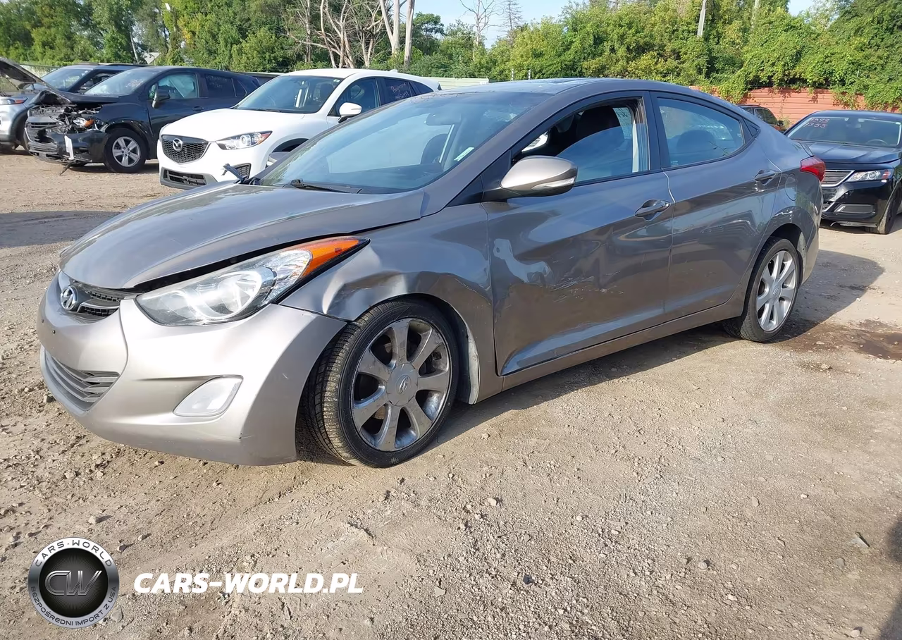 2012 Hyundai Elantra Limited VIN:5NPDH4AE2CH120000 - 2