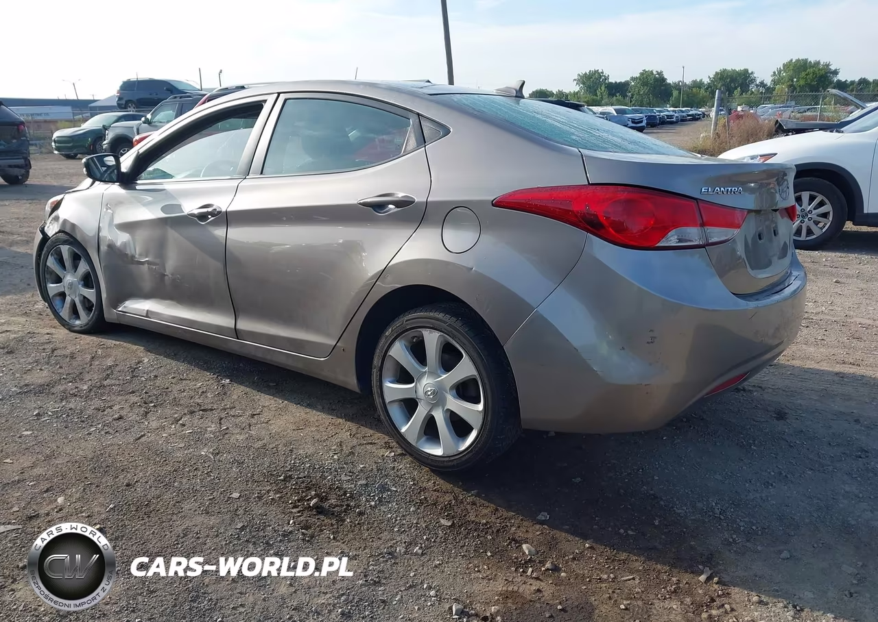 2012 Hyundai Elantra Limited VIN:5NPDH4AE2CH120000 - 3