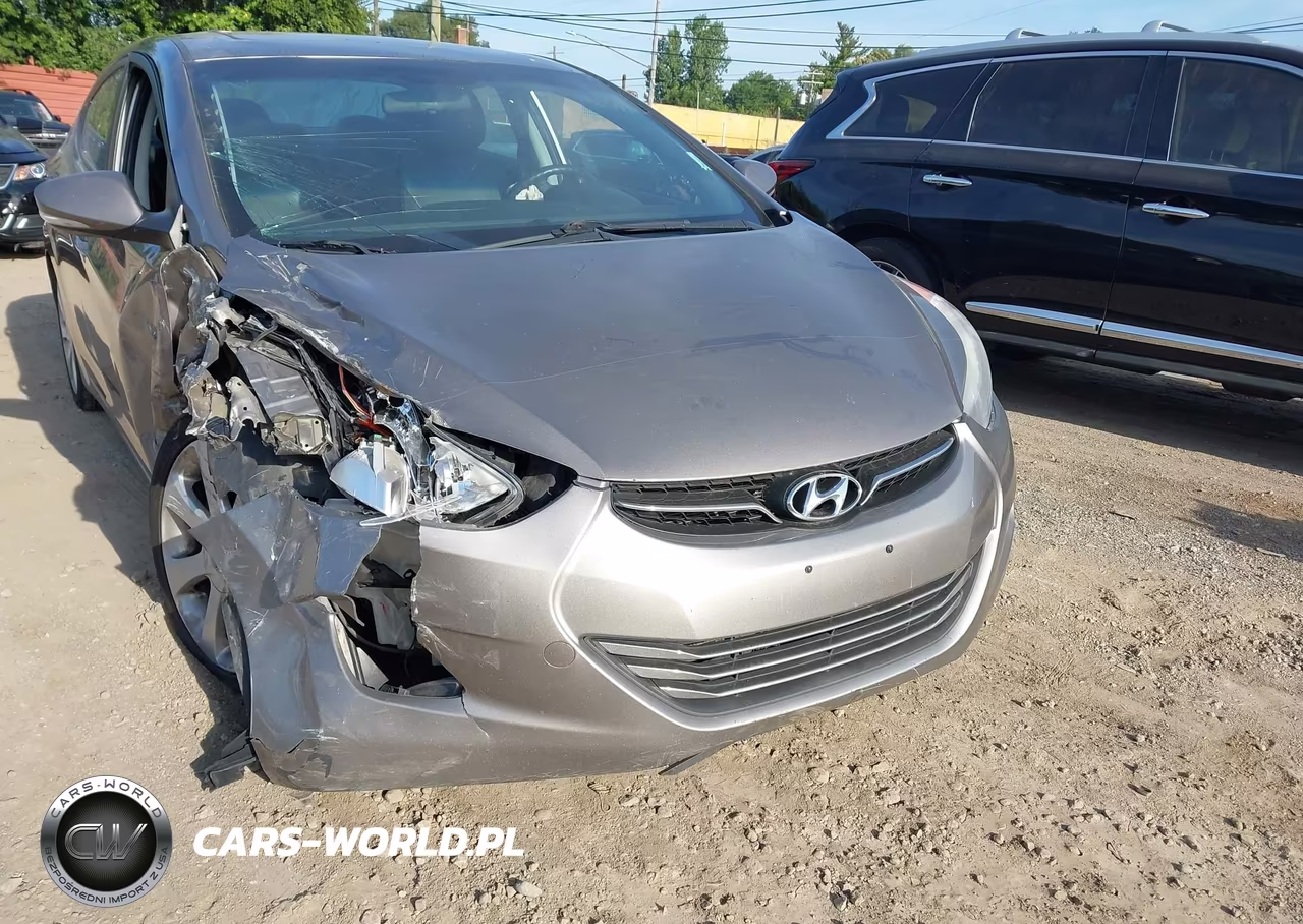 2012 Hyundai Elantra Limited VIN:5NPDH4AE2CH120000 - 6