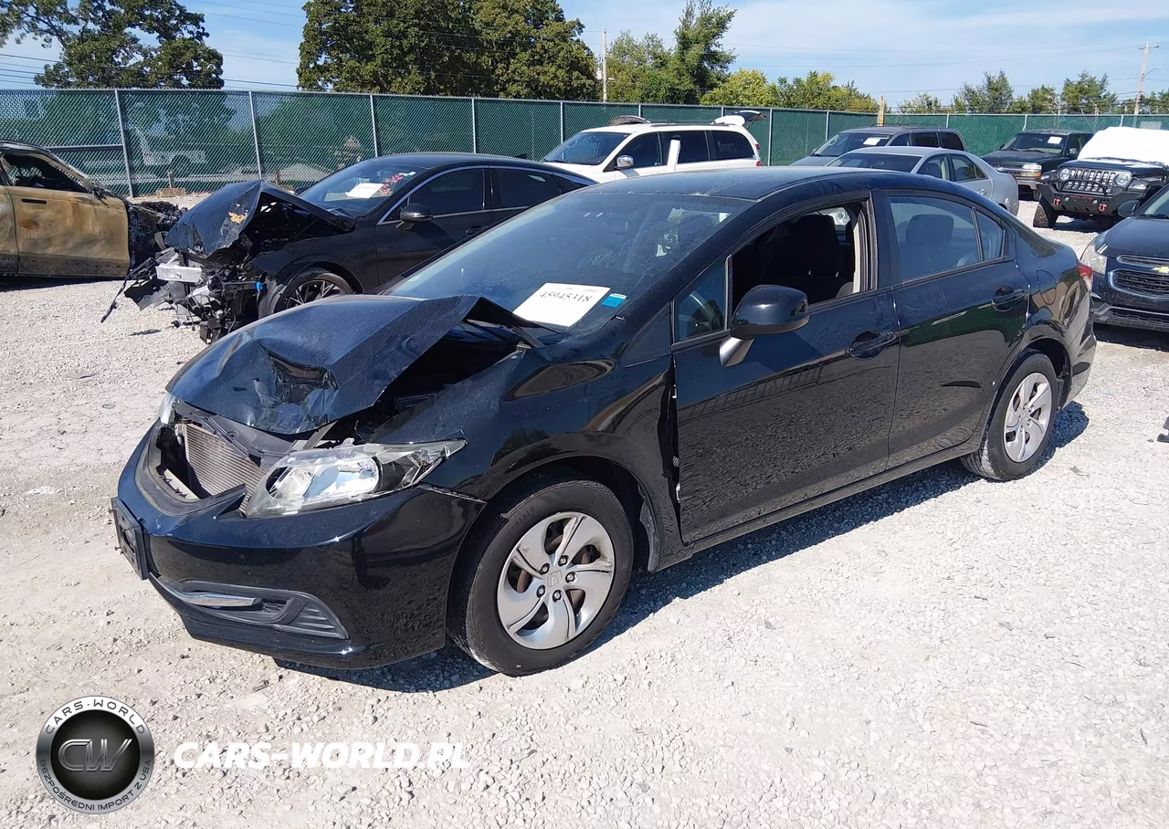2013 Honda Civic Lx VIN:19XFB2F59DE209320 - 2