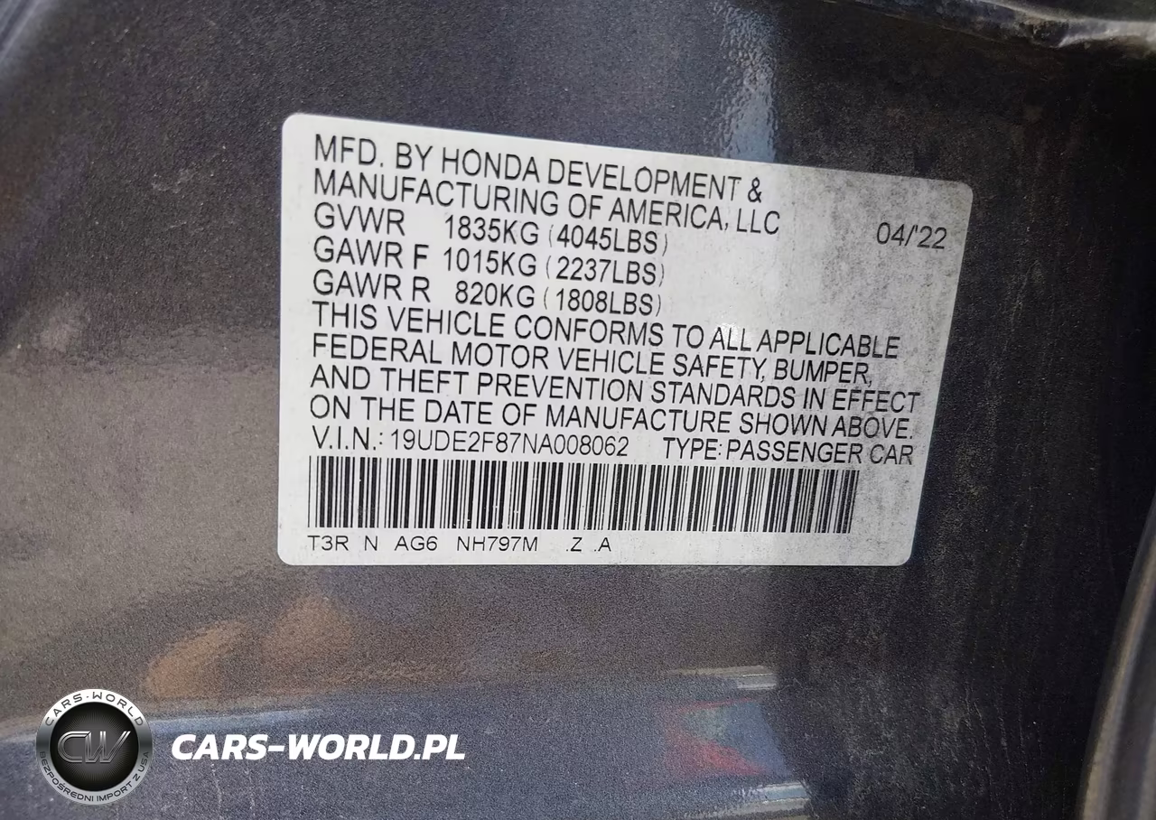 2022 Acura Ilx Premium A-Spec Packages-Technology A-Spec Packages VIN:19UDE2F87NA008062 - 9