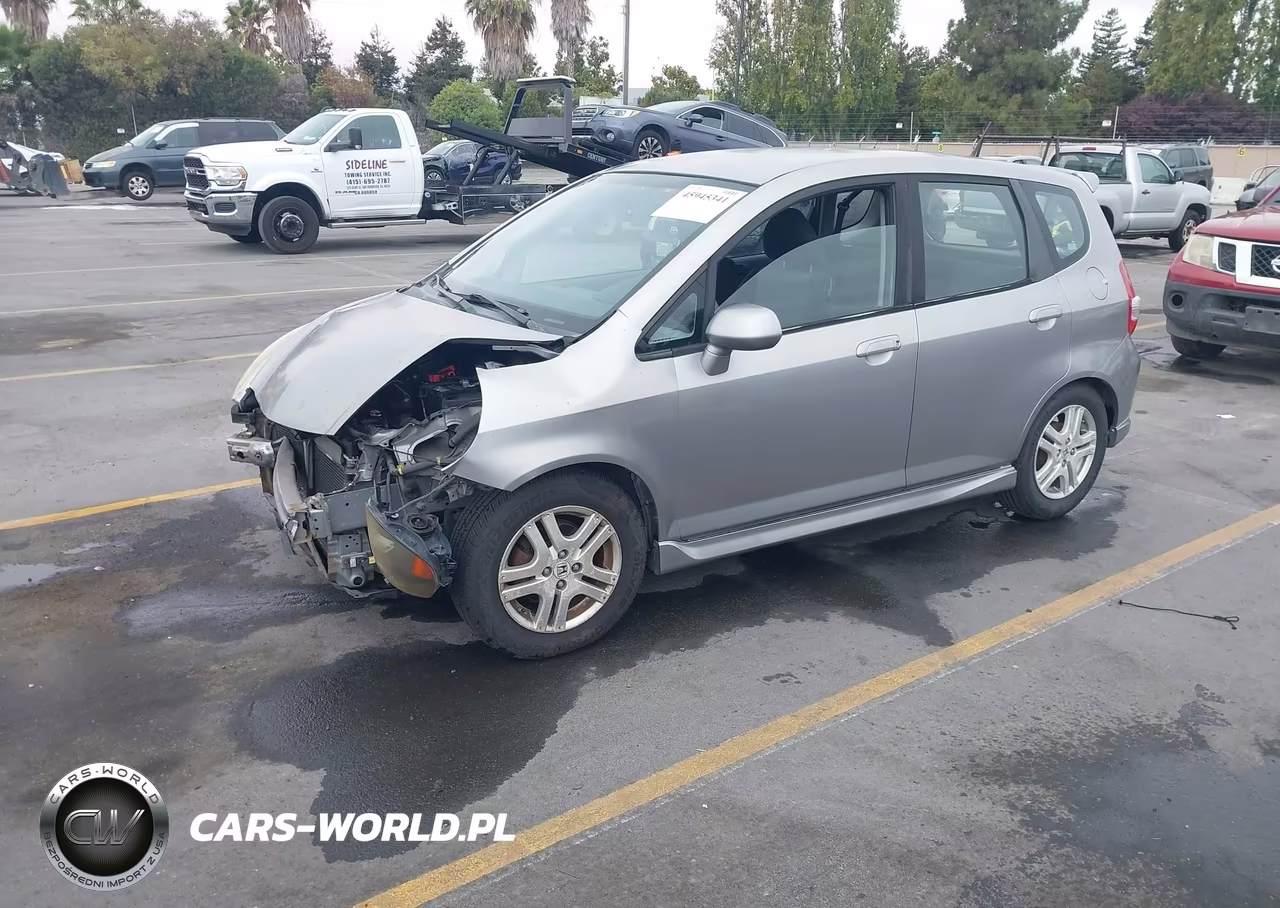 2008 Honda Fit Sport VIN:JHMGD37688S023376 - 2
