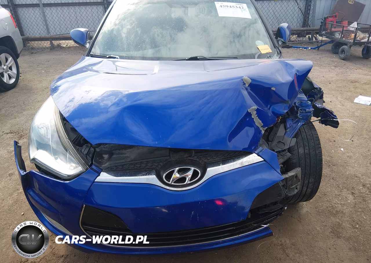 2013 Hyundai Veloster Base W-Black VIN:KMHTC6AD3DU158657 - 12
