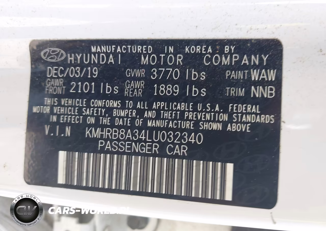 2020 Hyundai Venue Se VIN:KMHRB8A34LU032340 - 9