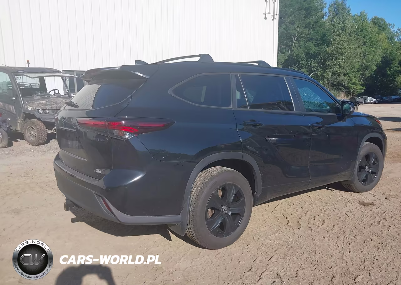 2024 Toyota Highlander Hybrid Xle Nightshade VIN:5TDKBRCH6RS631788 - 2