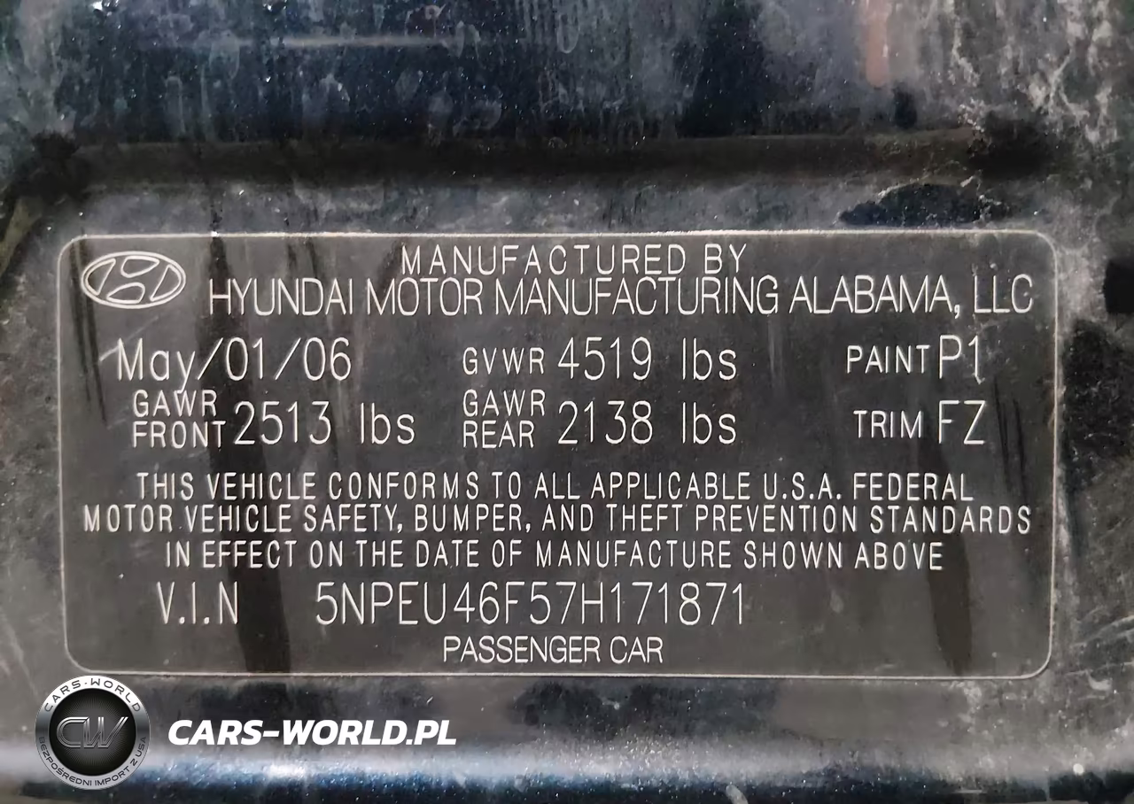 2007 Hyundai Sonata Limited-Limited W-Xm-Se-Se W-Xm VIN:5NPEU46F57H171871 - 9