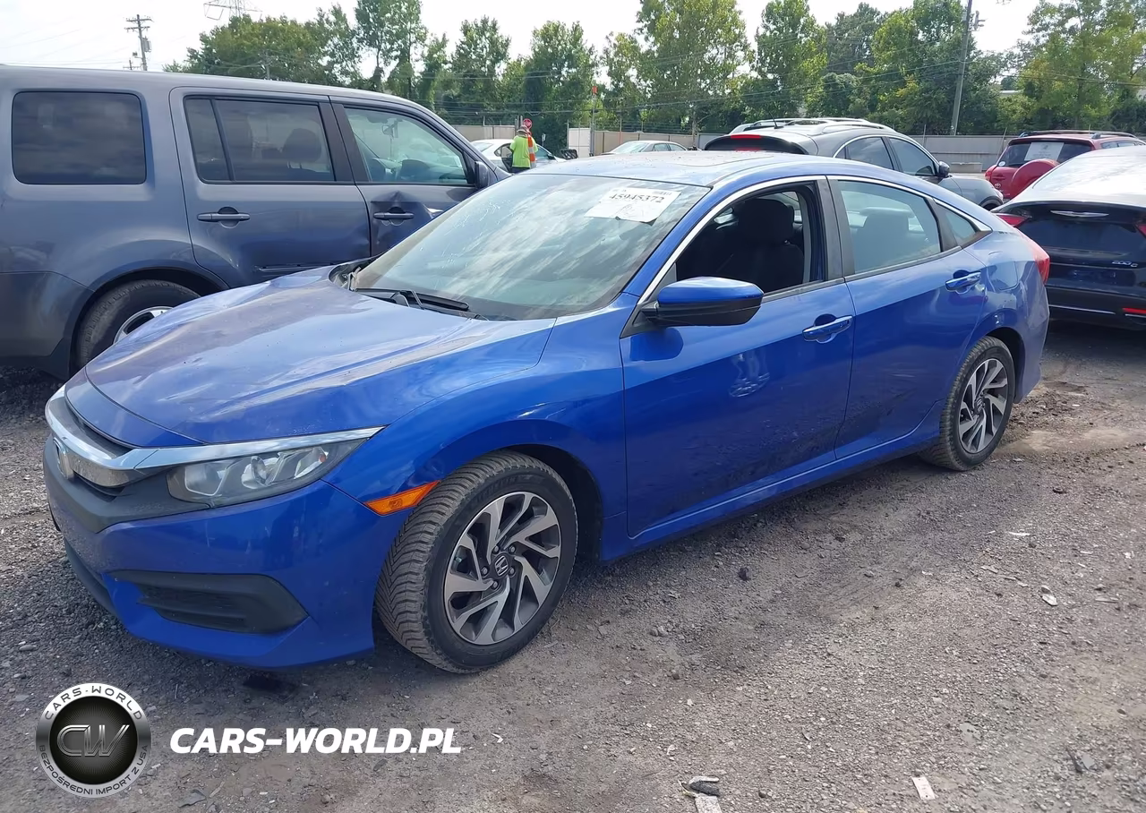 2016 Honda Civic Ex VIN:19XFC2F77GE068413 - 2