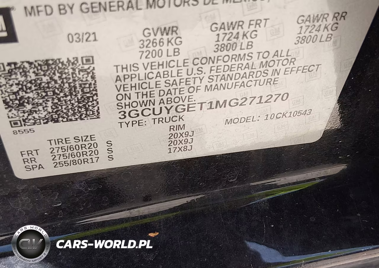 2021 Chevrolet Silverado 1500 VIN:3GCUYGET1MG271270 - 9