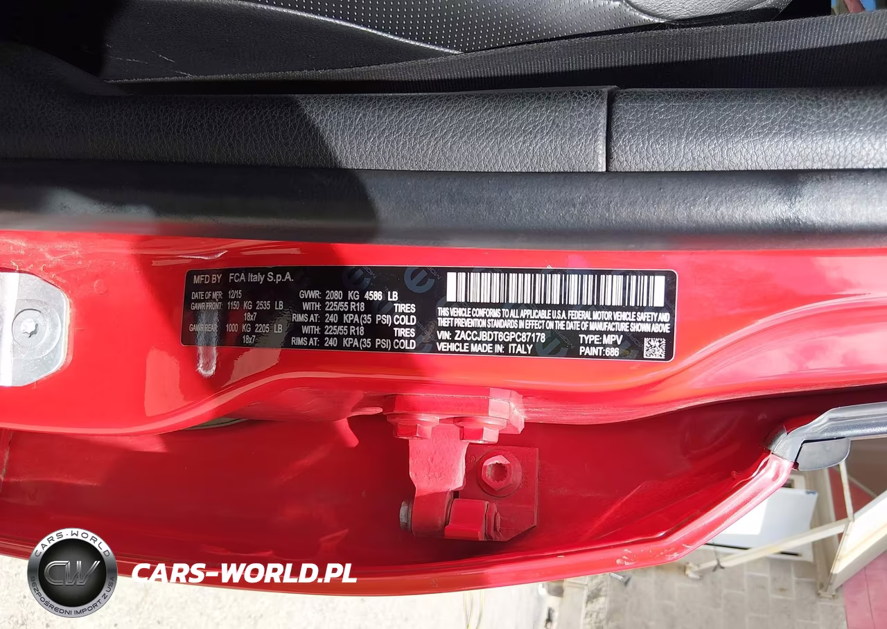 2016 Jeep Renegade Limited VIN:ZACCJBDT6GPC87178 - 9