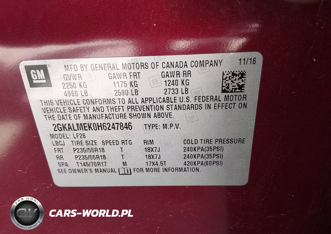 2017 GMC Terrain Sle-1 VIN:2GKALMEK0H6247846 - 9