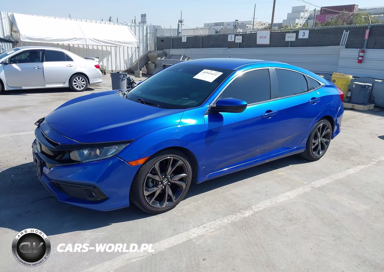 2019 Honda Civic Sport VIN:2HGFC2F8XKH504100 - 2