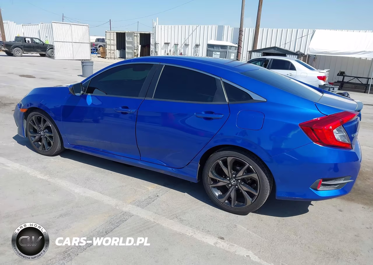 2019 Honda Civic Sport VIN:2HGFC2F8XKH504100 - 3