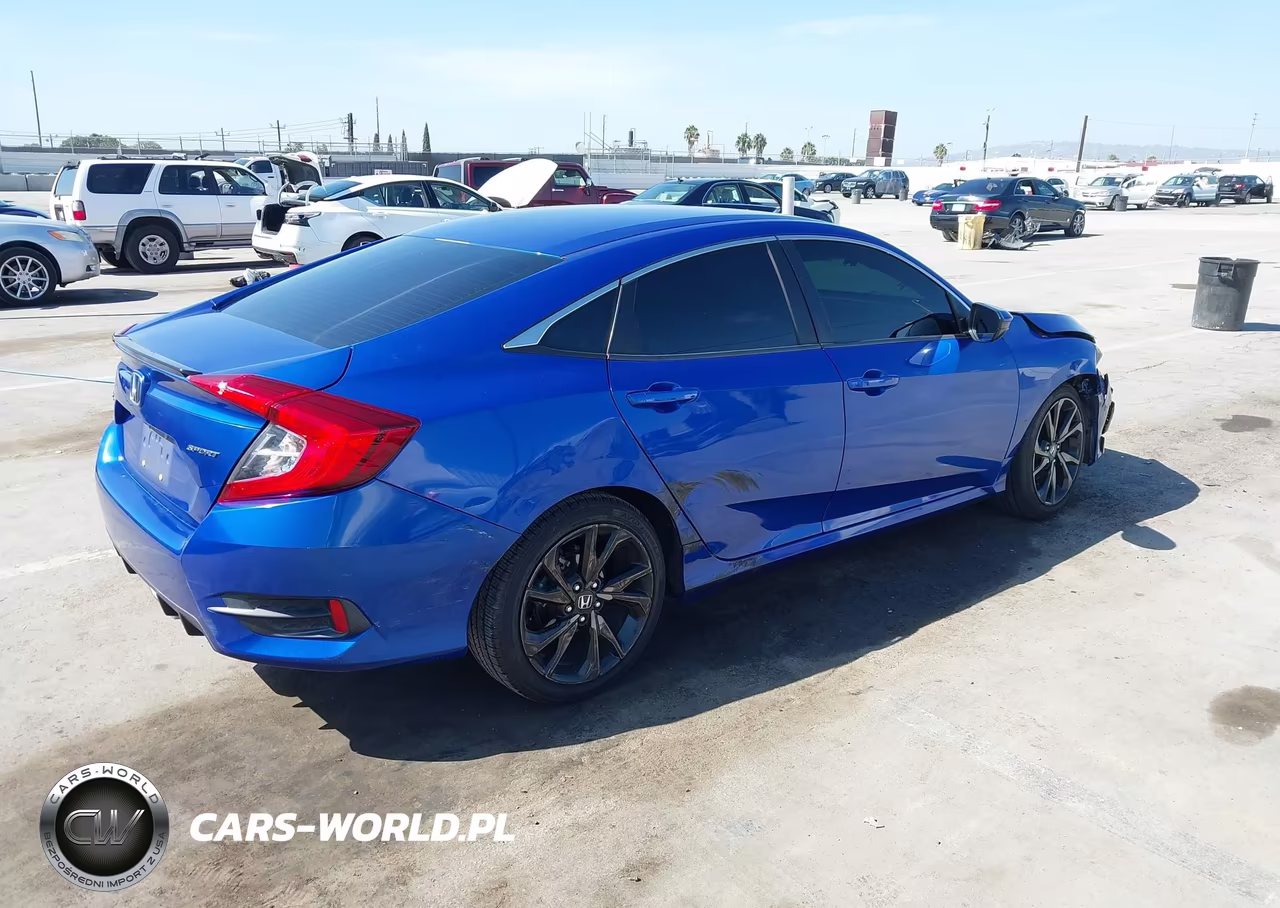 2019 Honda Civic Sport VIN:2HGFC2F8XKH504100 - 4
