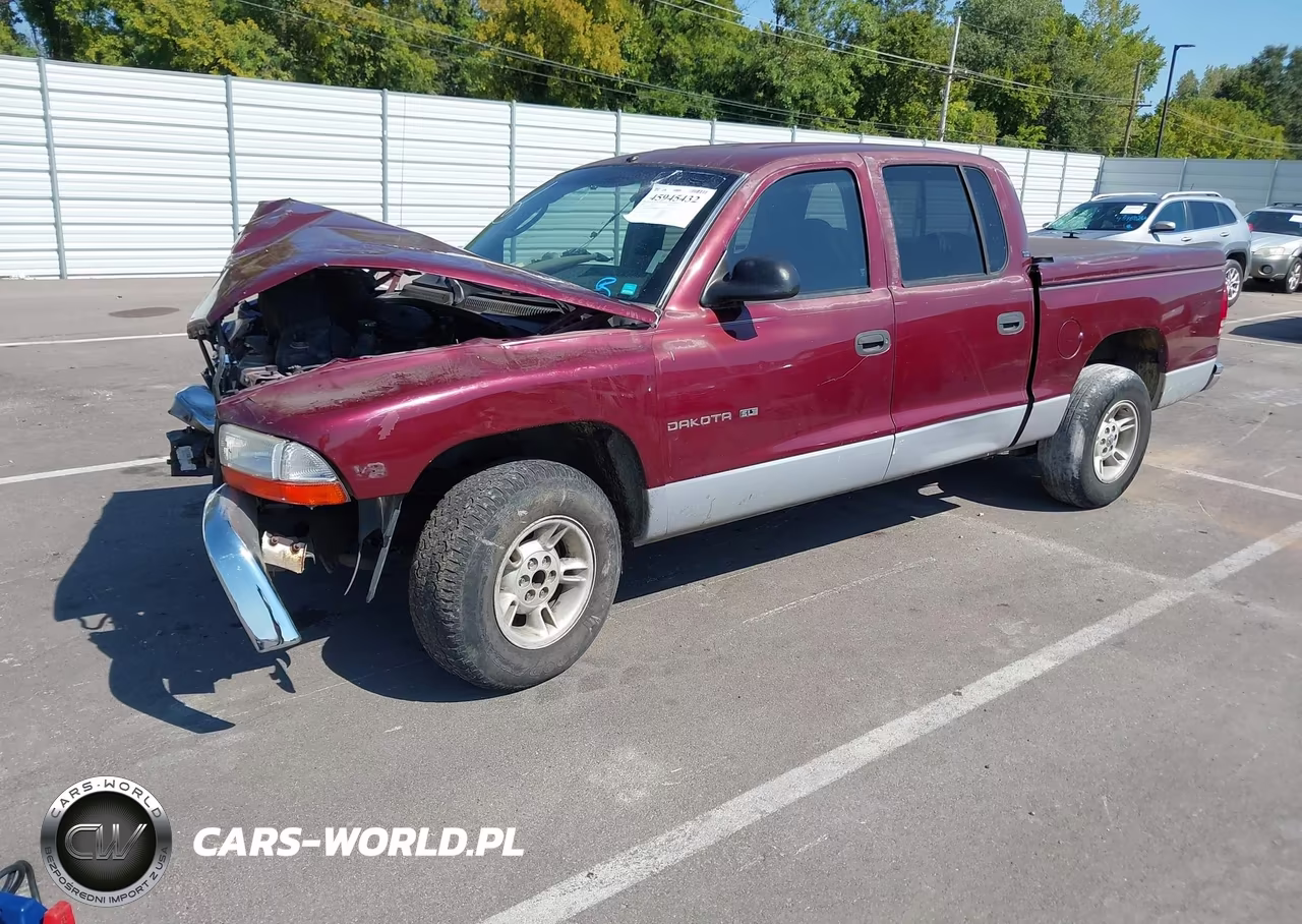 2000 Dodge Dakota Quad VIN:1B7GL2AX8YS601671 - 2
