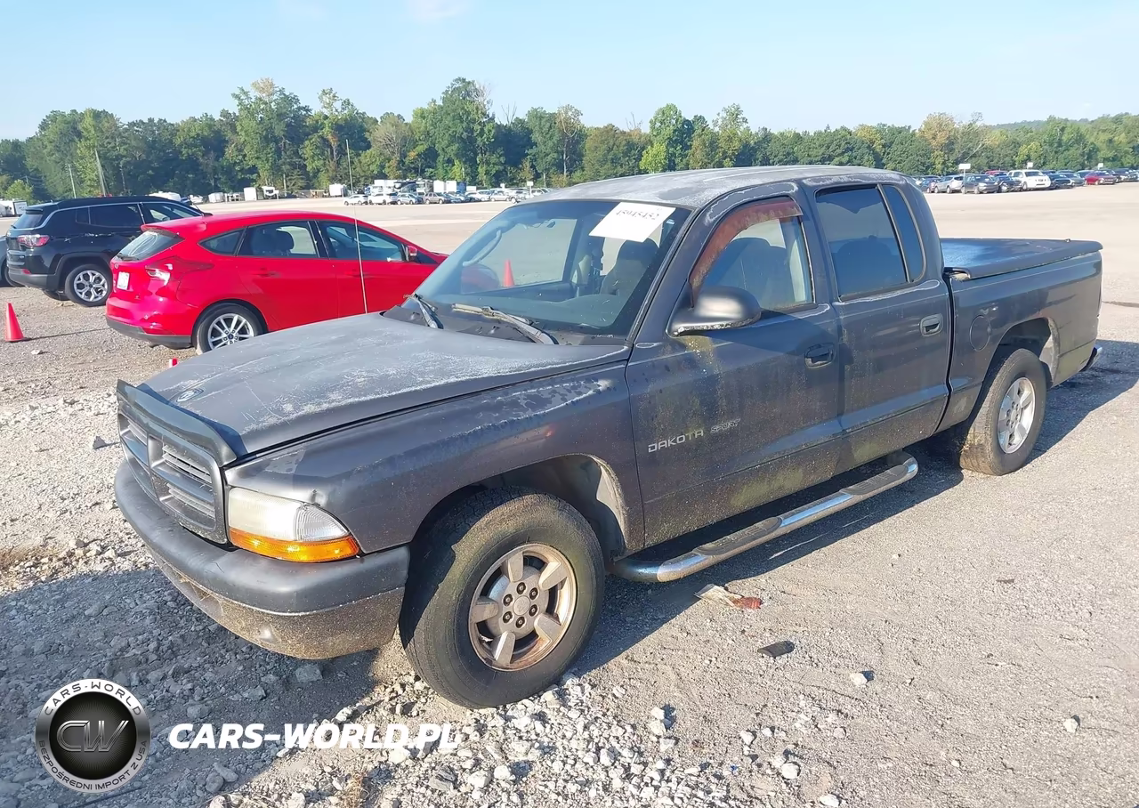 2002 Dodge Dakota Quad Sport-Quad R-T VIN:1B7HL38X52S535362 - 2
