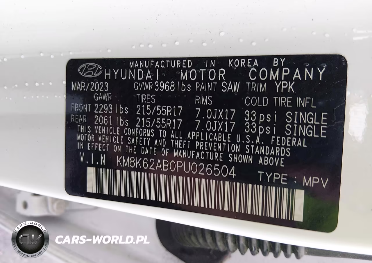 2023 Hyundai Kona Sel VIN:KM8K62AB0PU026504 - 9