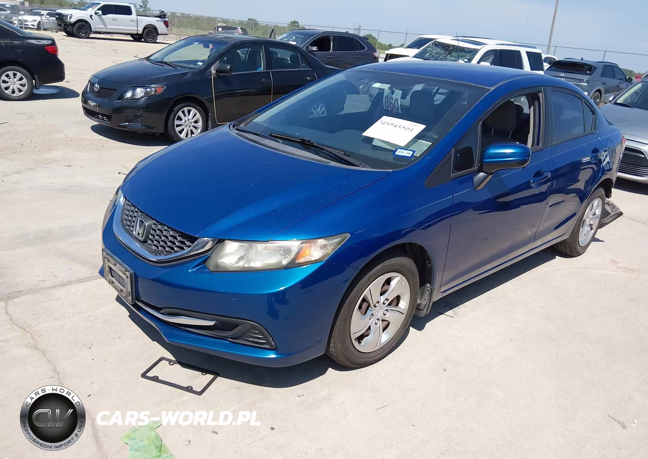 2014 Honda Civic Lx VIN:19XFB2F59EE062630 - 2