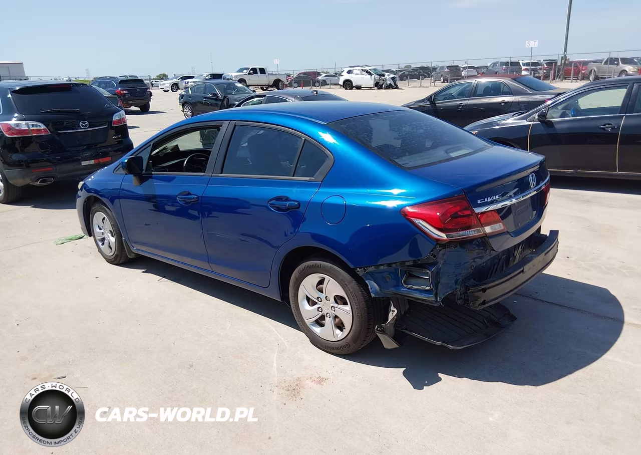 2014 Honda Civic Lx VIN:19XFB2F59EE062630 - 3