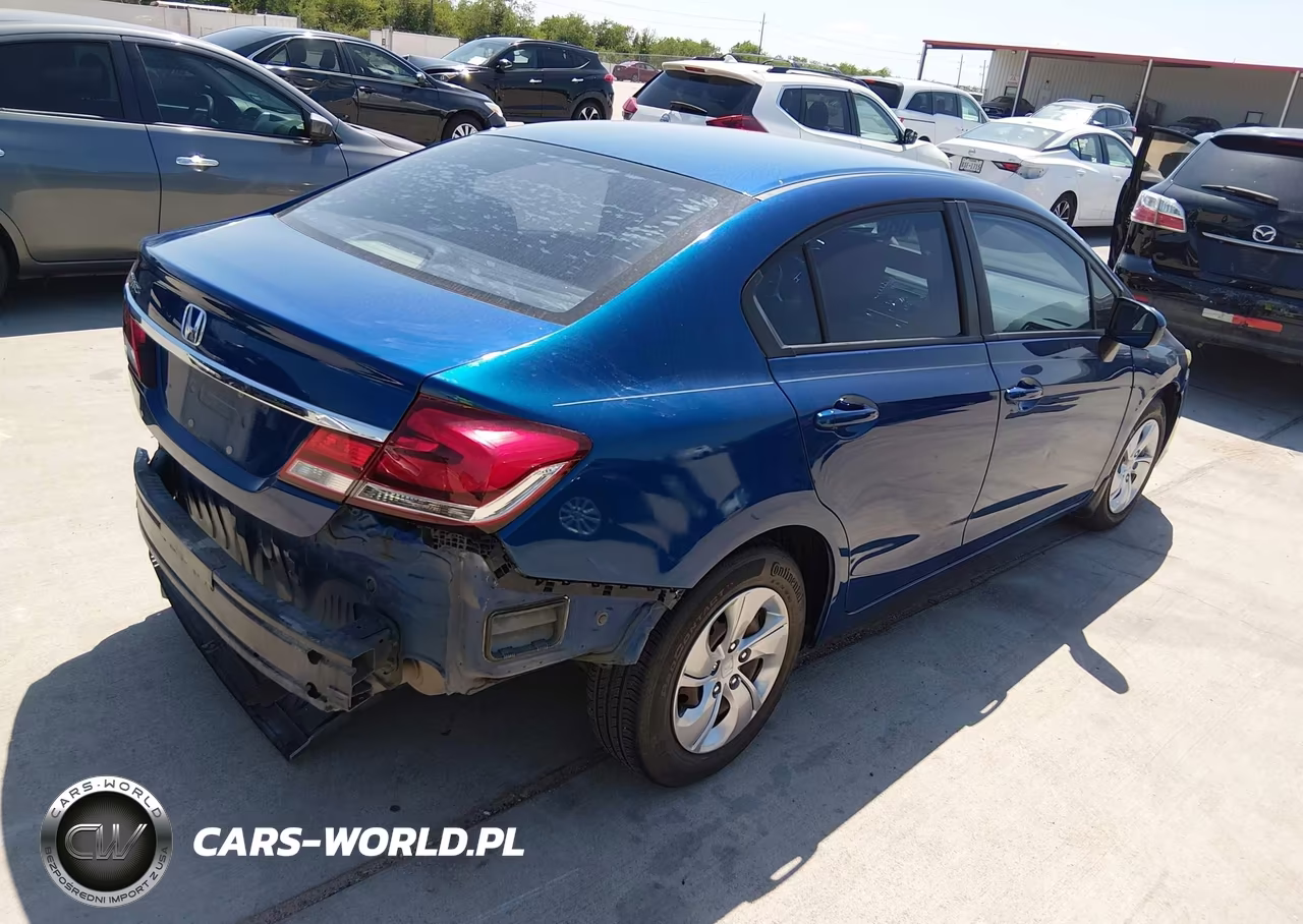 2014 Honda Civic Lx VIN:19XFB2F59EE062630 - 4