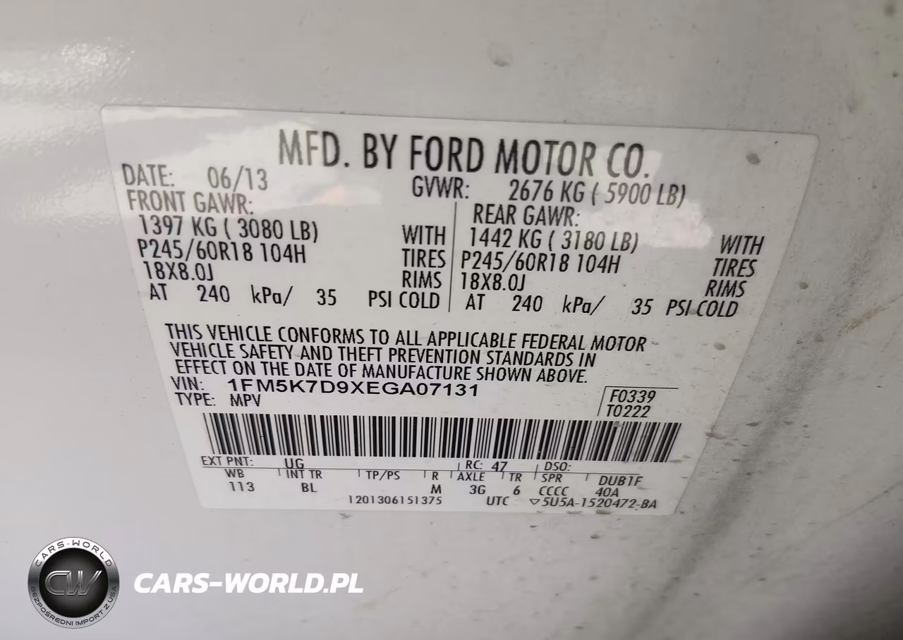 2014 Ford Explorer Xlt VIN:1FM5K7D9XEGA07131 - 9