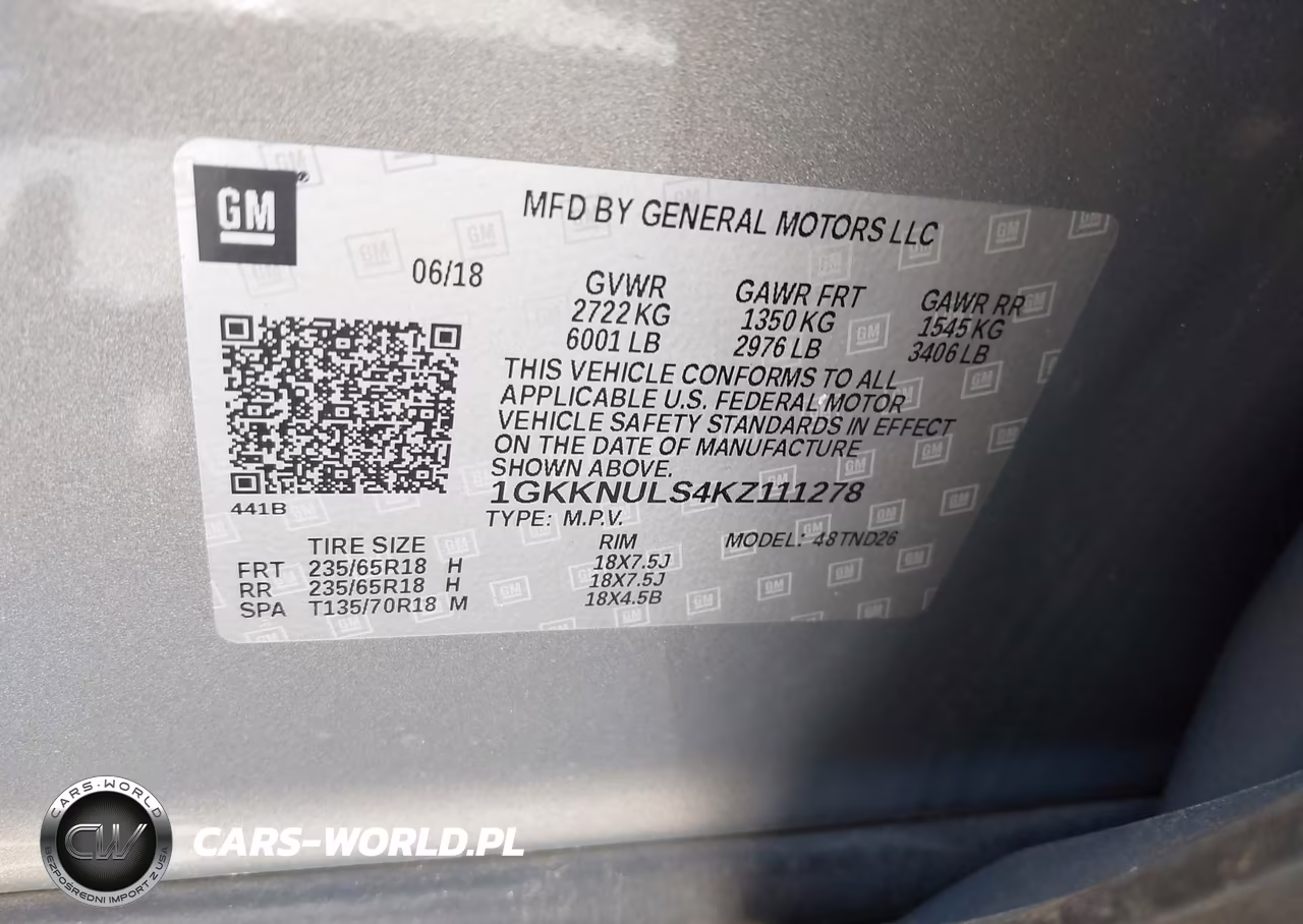 2019 GMC Acadia Slt-1 VIN:1GKKNULS4KZ111278 - 9
