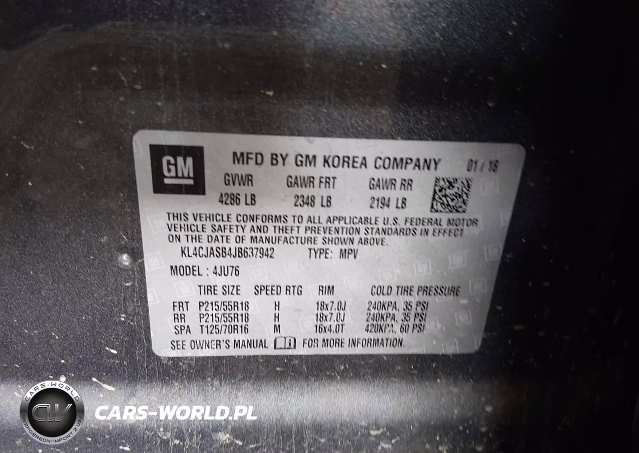 2018 Buick Encore Preferred VIN:KL4CJASB4JB637942 - 9