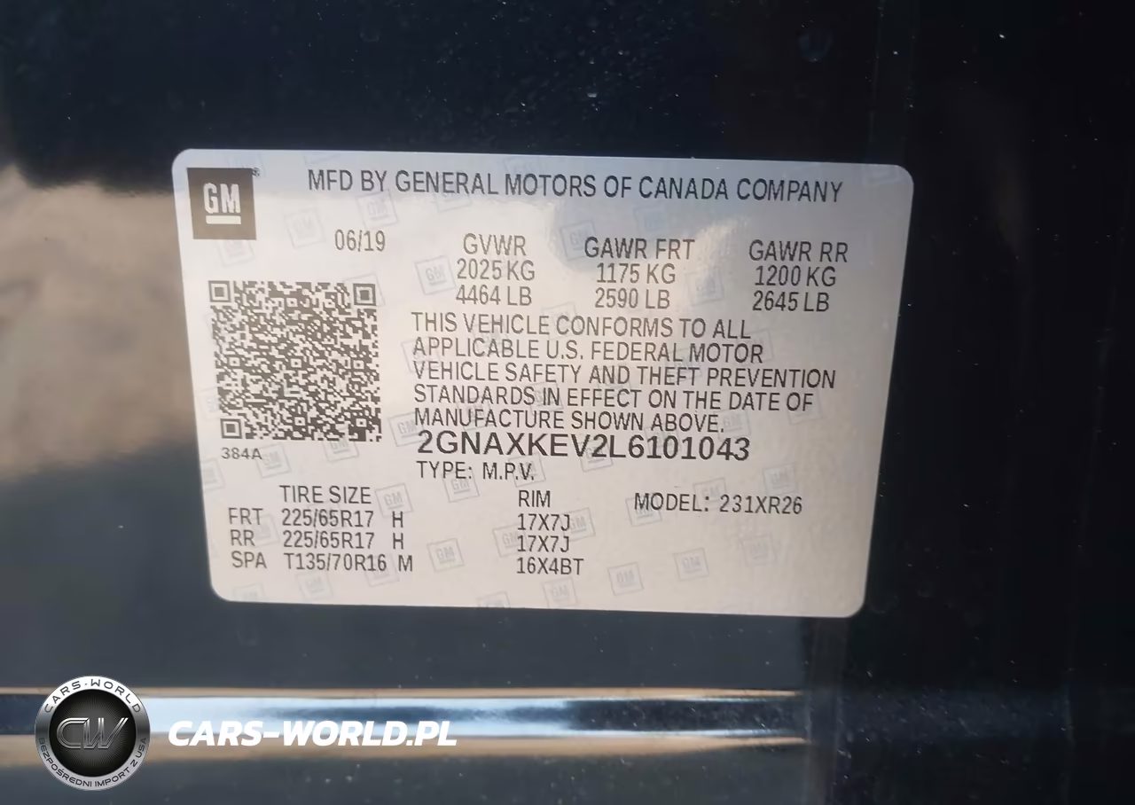 2020 Chevrolet Equinox Fwd Lt 1.5L Turbo VIN:2GNAXKEV2L6101043 - 9