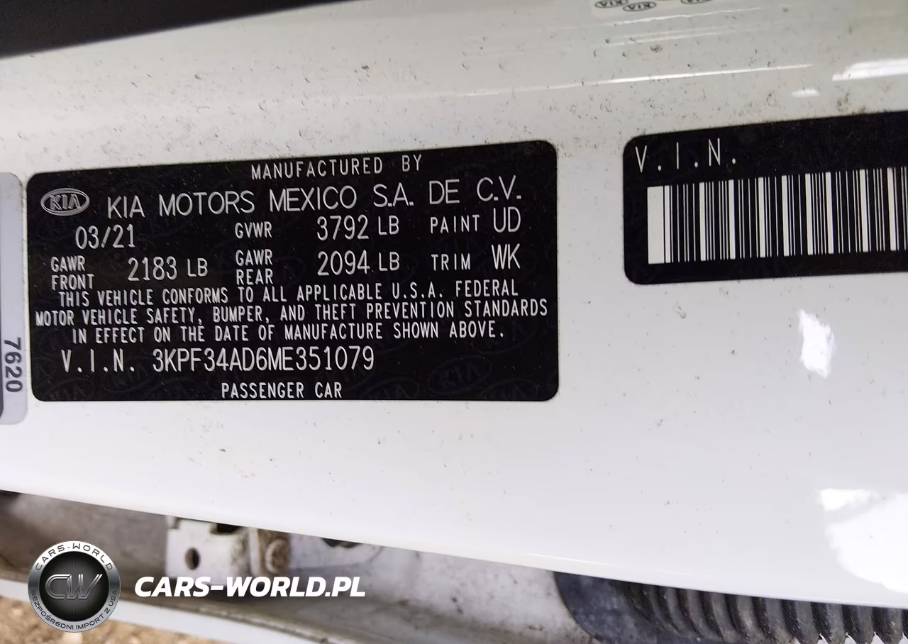 2021 Kia Forte Gt-Line VIN:3KPF34AD6ME351079 - 9