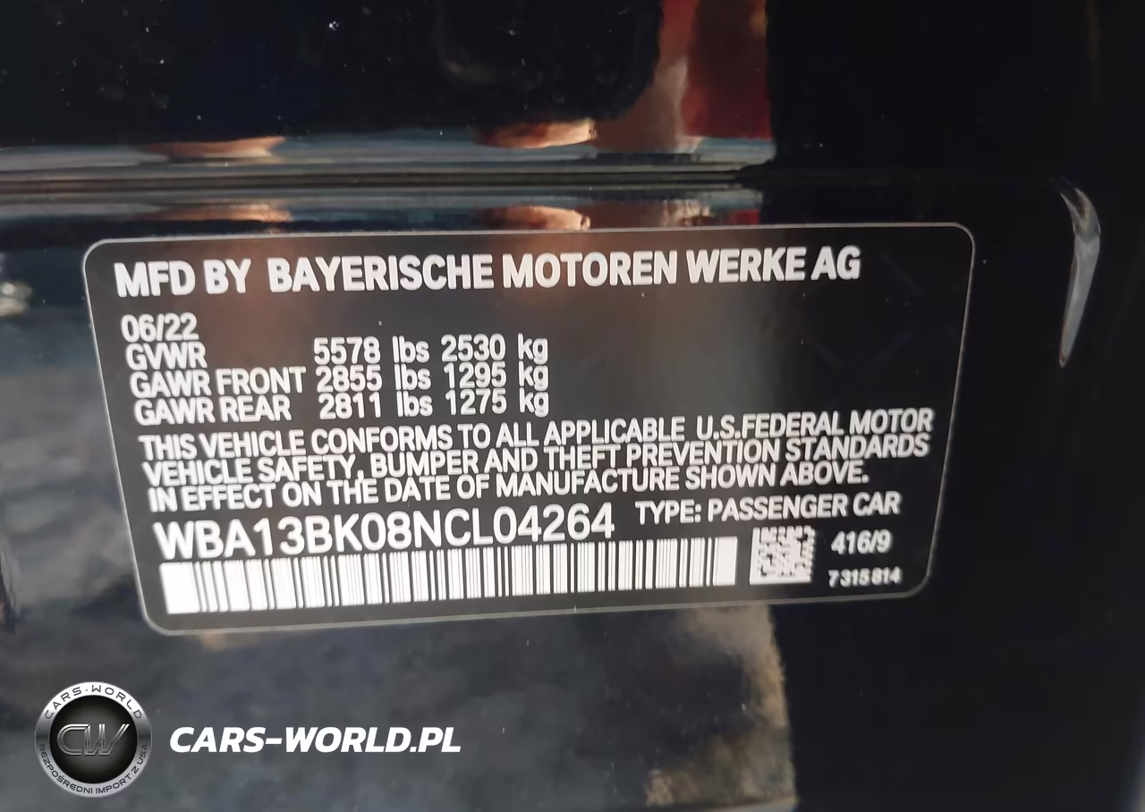 2022 BMW M550 I xDrive VIN:WBA13BK08NCL04264 - 9