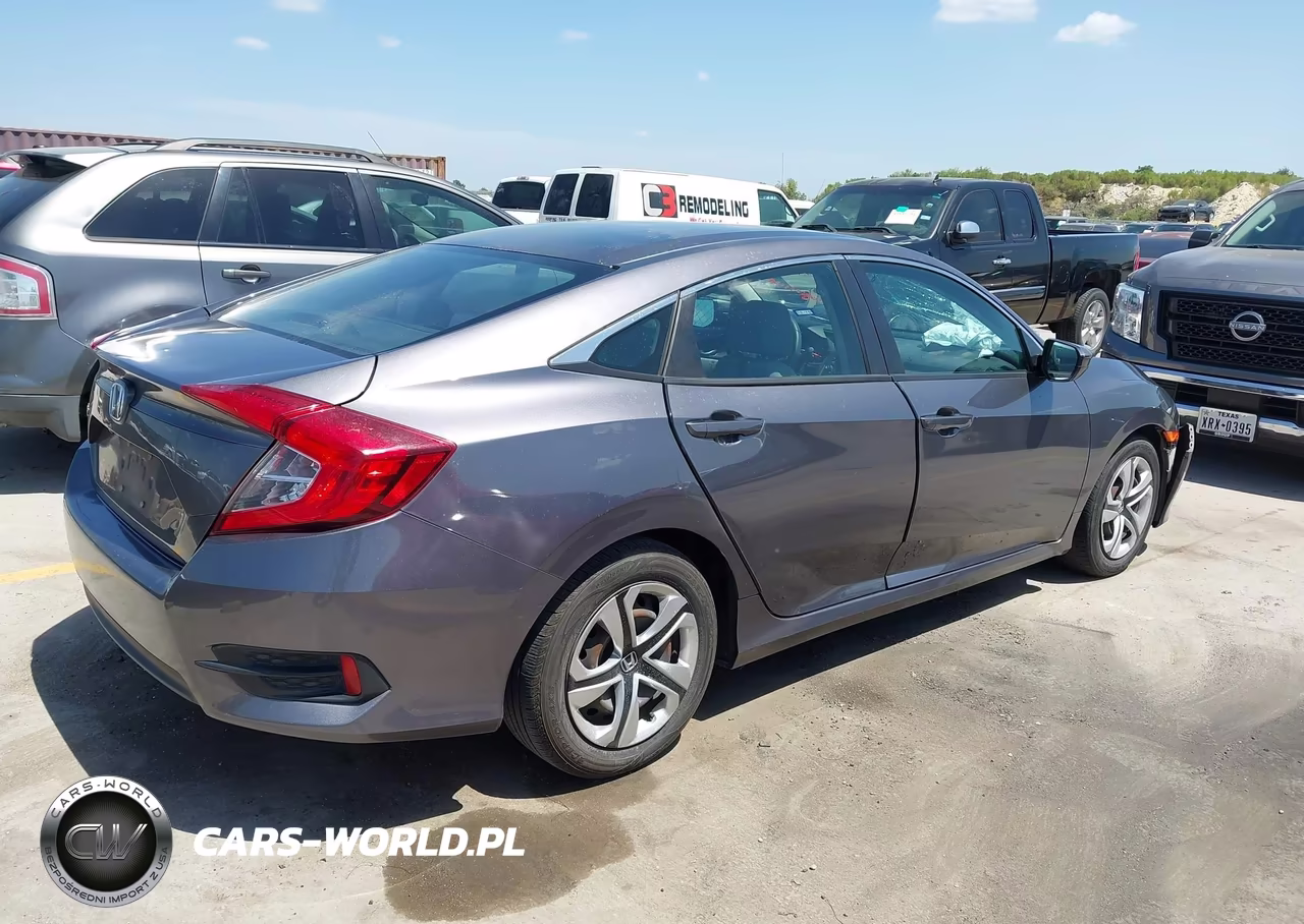 2017 Honda Civic Lx VIN:19XFC2F55HE015094 - 4