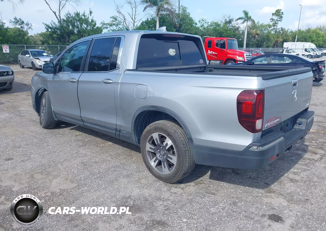 2019 Honda Ridgeline Rtl-T VIN:5FPYK3F67KB000874 - 3