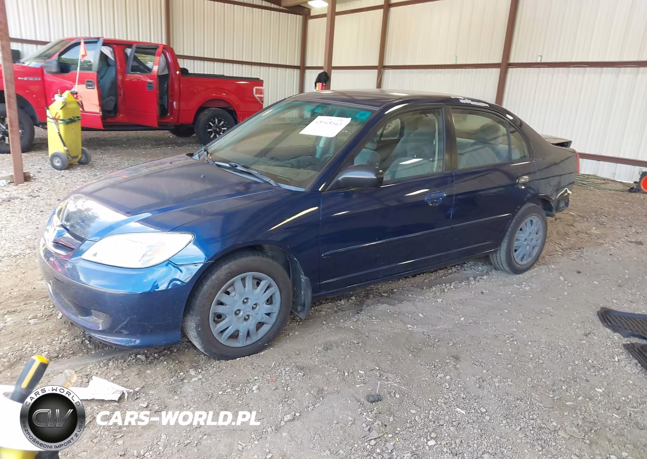 2004 Honda Civic Lx VIN:2HGES16504H534255 - 2