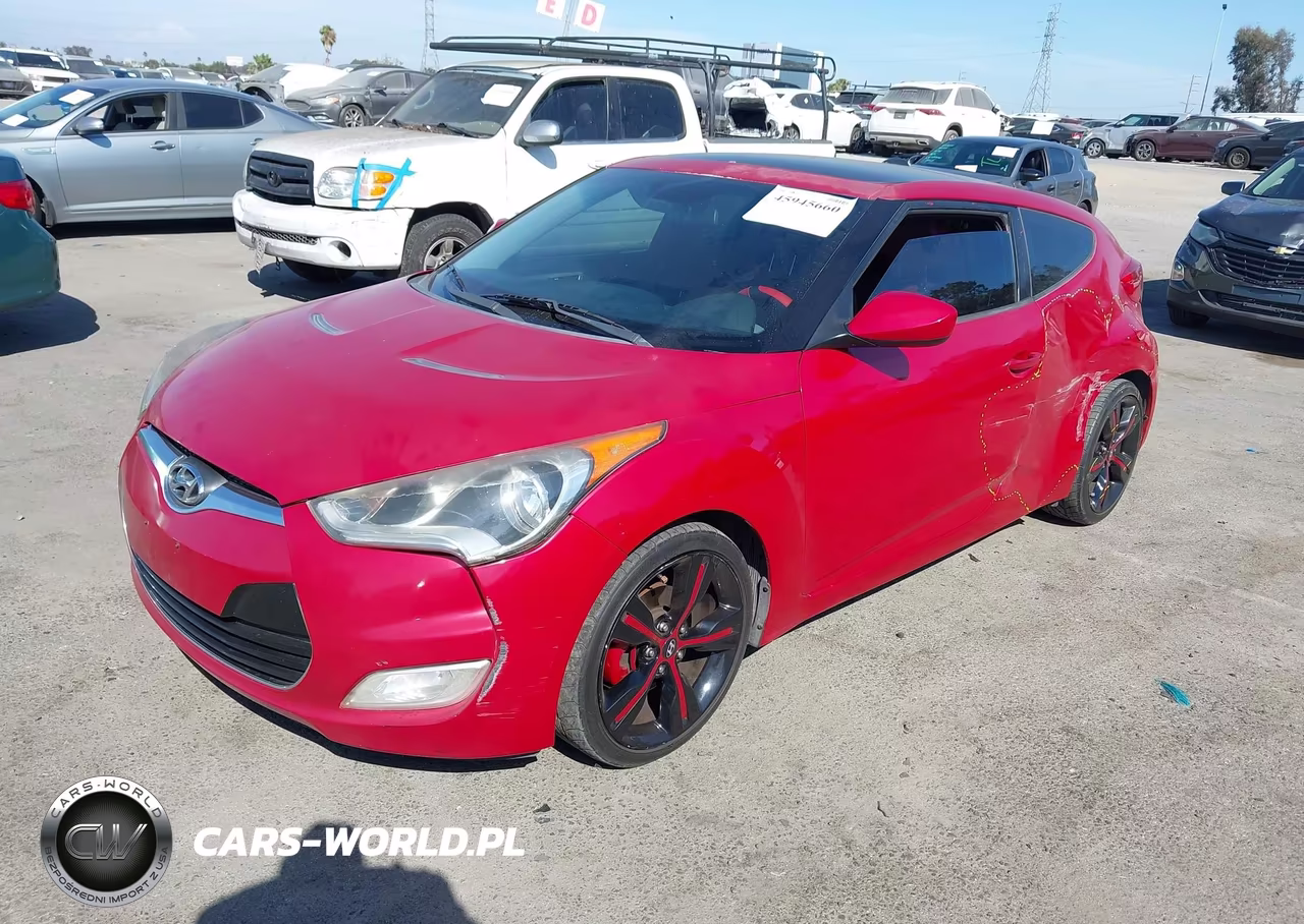 2015 Hyundai Veloster Flex VIN:KMHTC6AD6FU228655 - 2