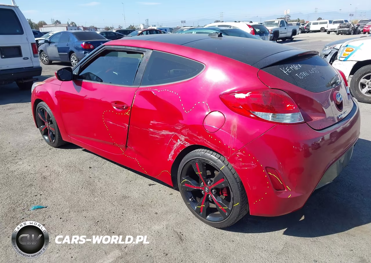 2015 Hyundai Veloster Flex VIN:KMHTC6AD6FU228655 - 3