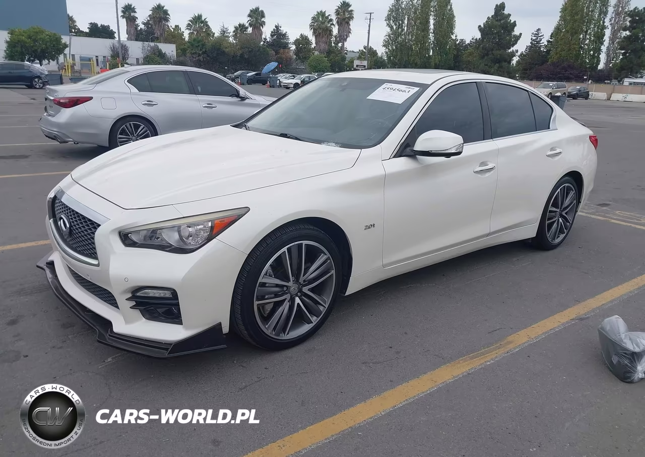 2017 Infiniti Q50 2.0T Sport VIN:JN1CV7AP0HM640106 - 2