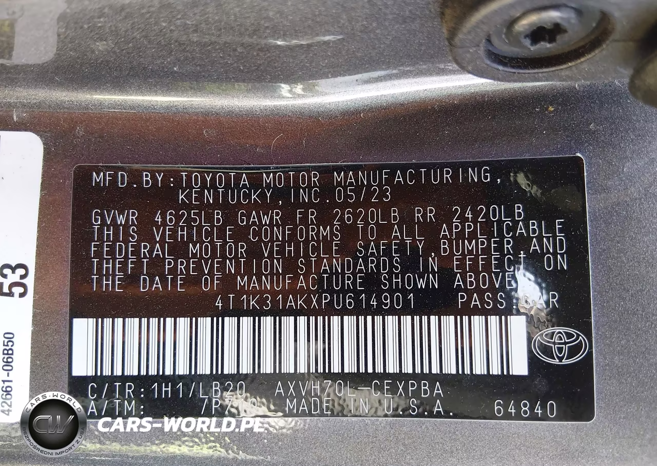 2023 Toyota Camry Xse Hybrid VIN:4T1K31AKXPU614901 - 9
