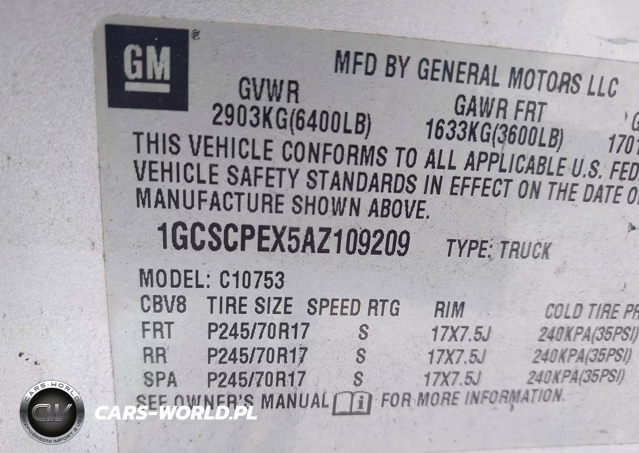 2010 Chevrolet Silverado 1500 Work Truck VIN:1GCSCPEX5AZ109209 - 9