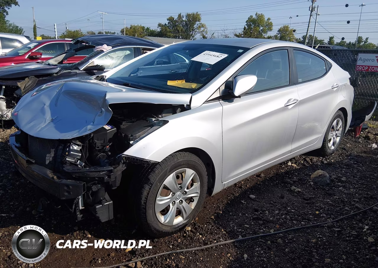2016 Hyundai Elantra Se VIN:KMHDH4AE9GU501494 - 2