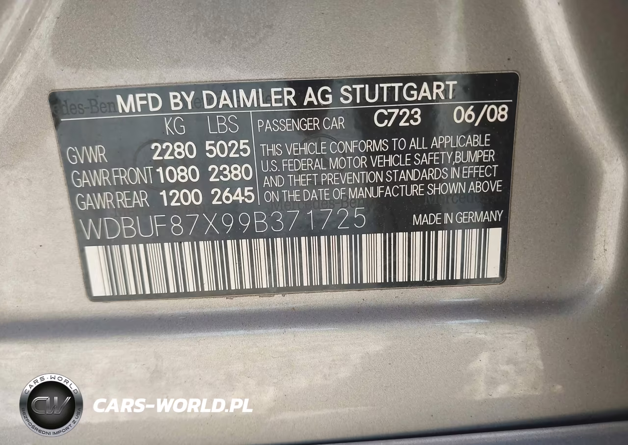 2009 Mercedes-Benz E 350 4Matic VIN:WDBUF87X99B371725 - 9