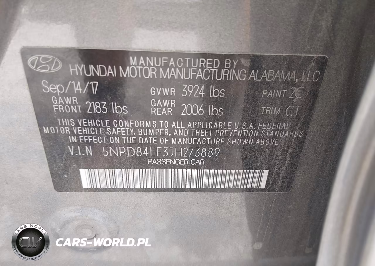 2018 Hyundai Elantra Value Edition VIN:5NPD84LF3JH273889 - 9