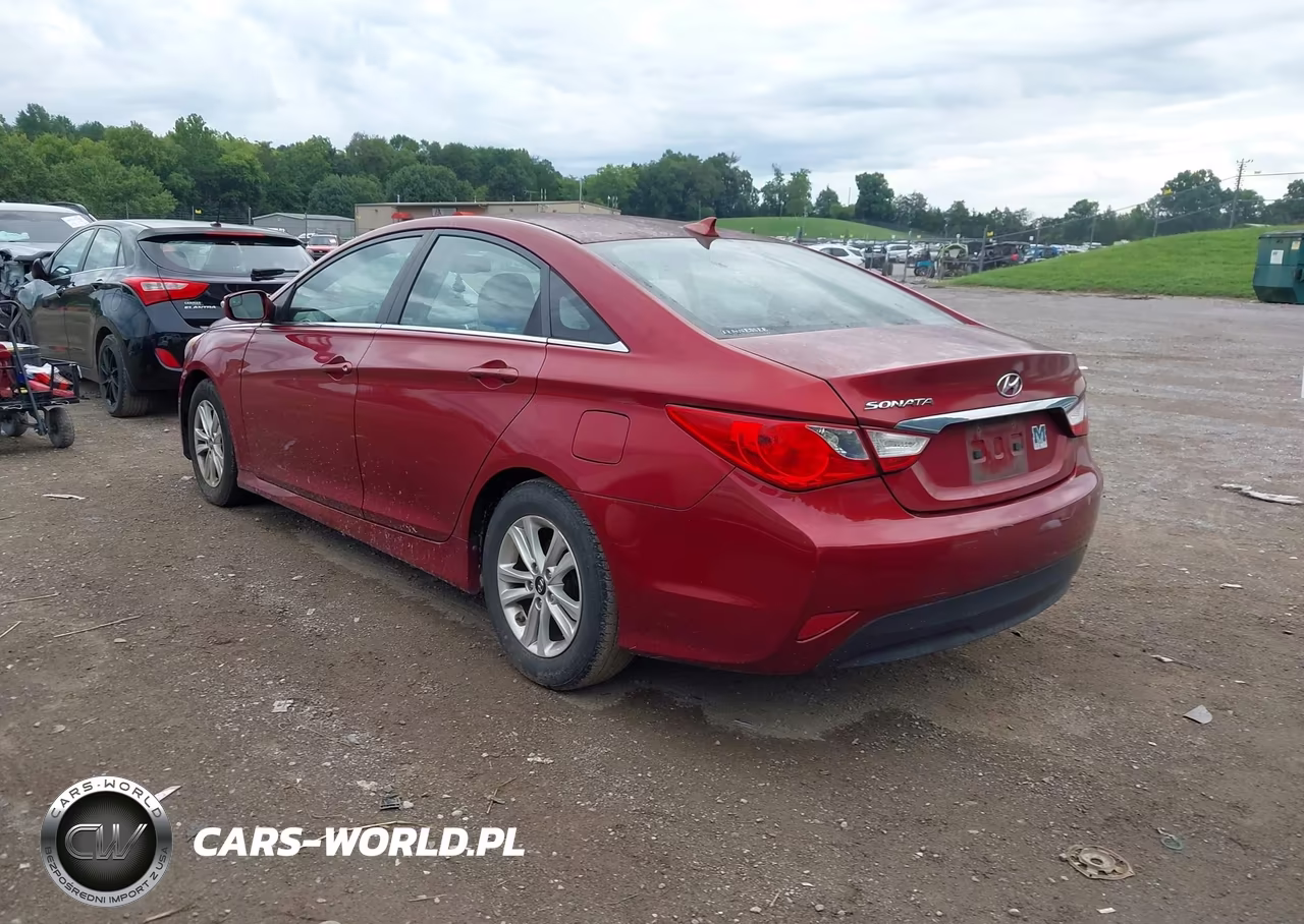 2014 Hyundai Sonata Gls VIN:5NPEB4ACXEH896043 - 3