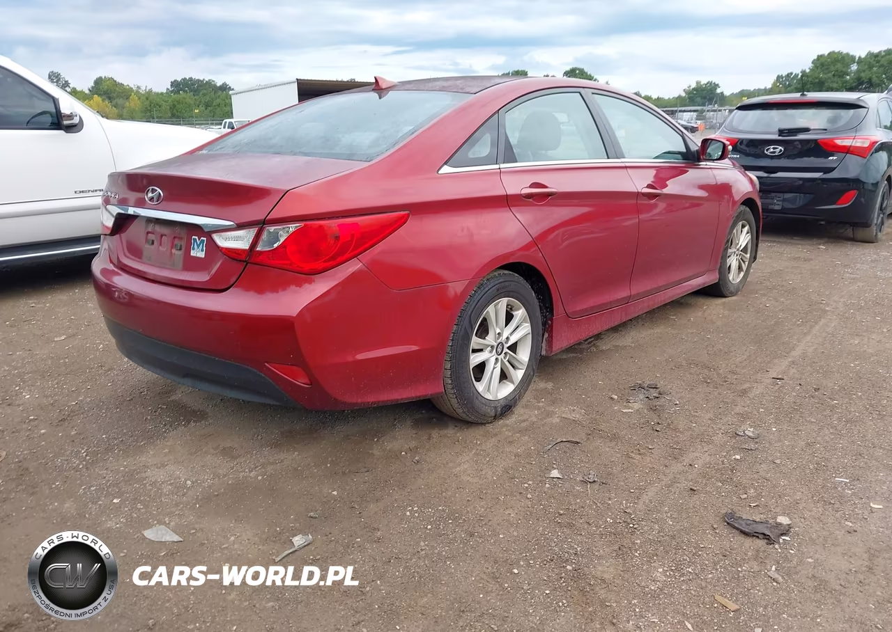 2014 Hyundai Sonata Gls VIN:5NPEB4ACXEH896043 - 4