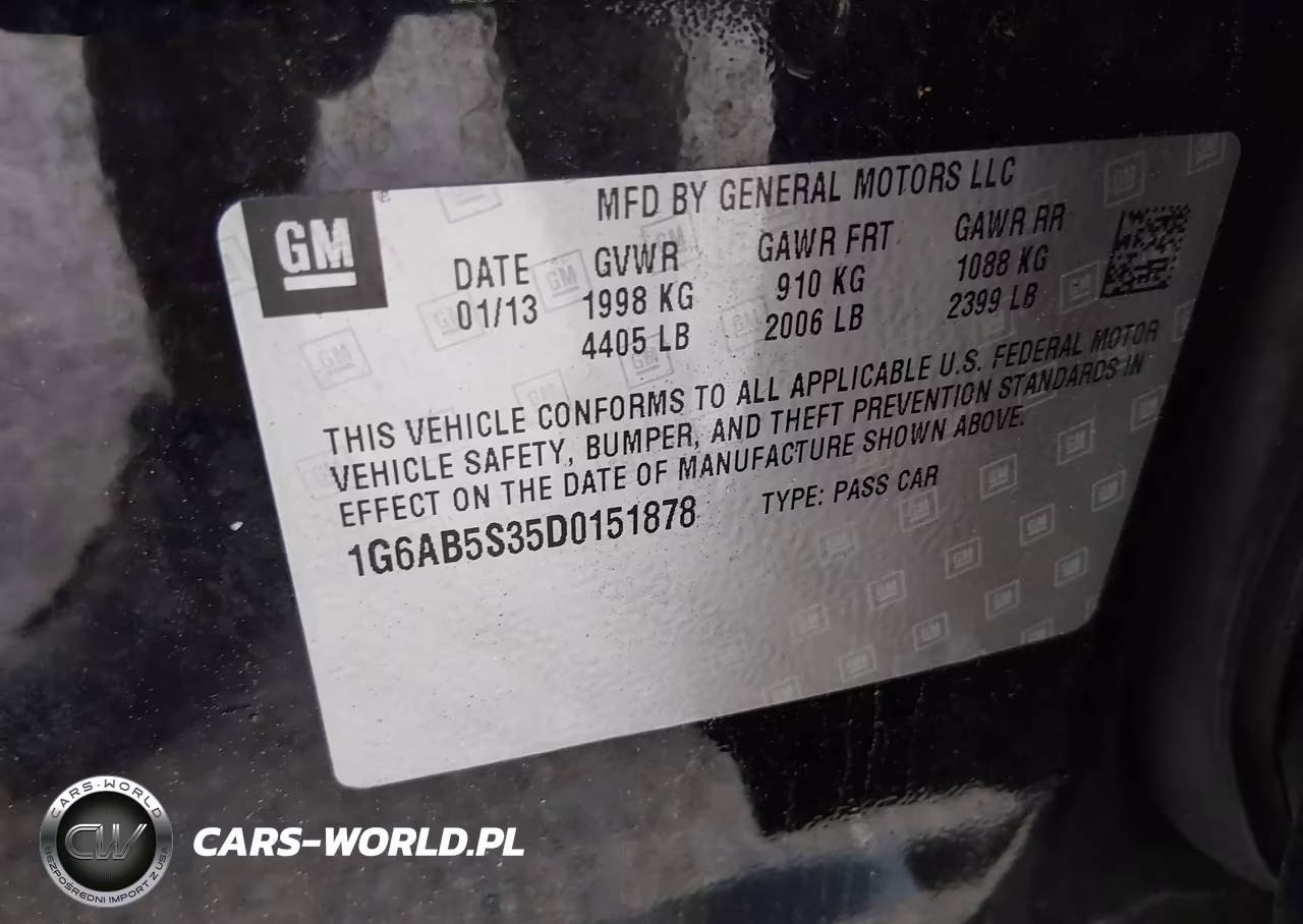 2013 Cadillac Ats Luxury VIN:1G6AB5S35D0151878 - 9