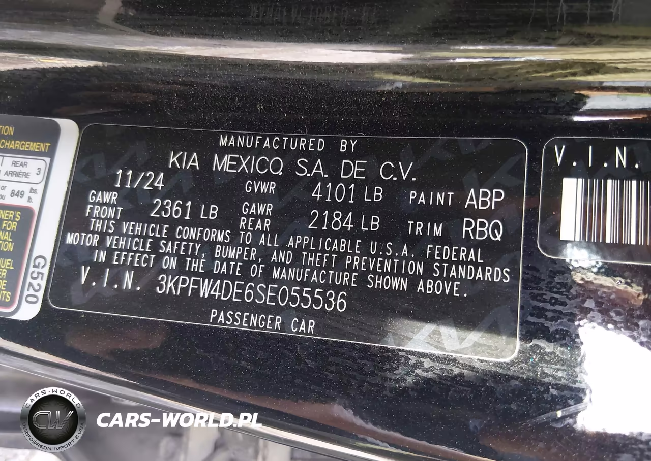 2025 Kia K4 Gt-Line VIN:3KPFW4DE6SE055536 - 9